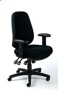 Chefsessel "Bubble", Textil, schwarz, Gestell schwarz, MaYAH